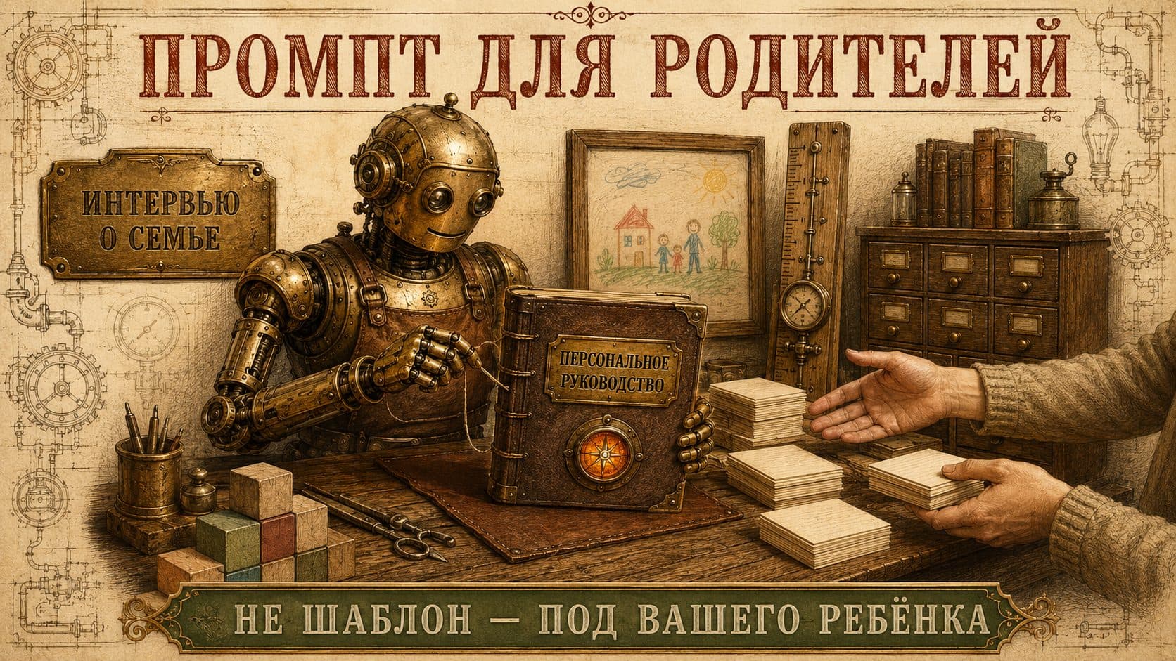 Промпт для родителей: нейросеть создаёт персональное руководство по воспитанию вашего ребёнка