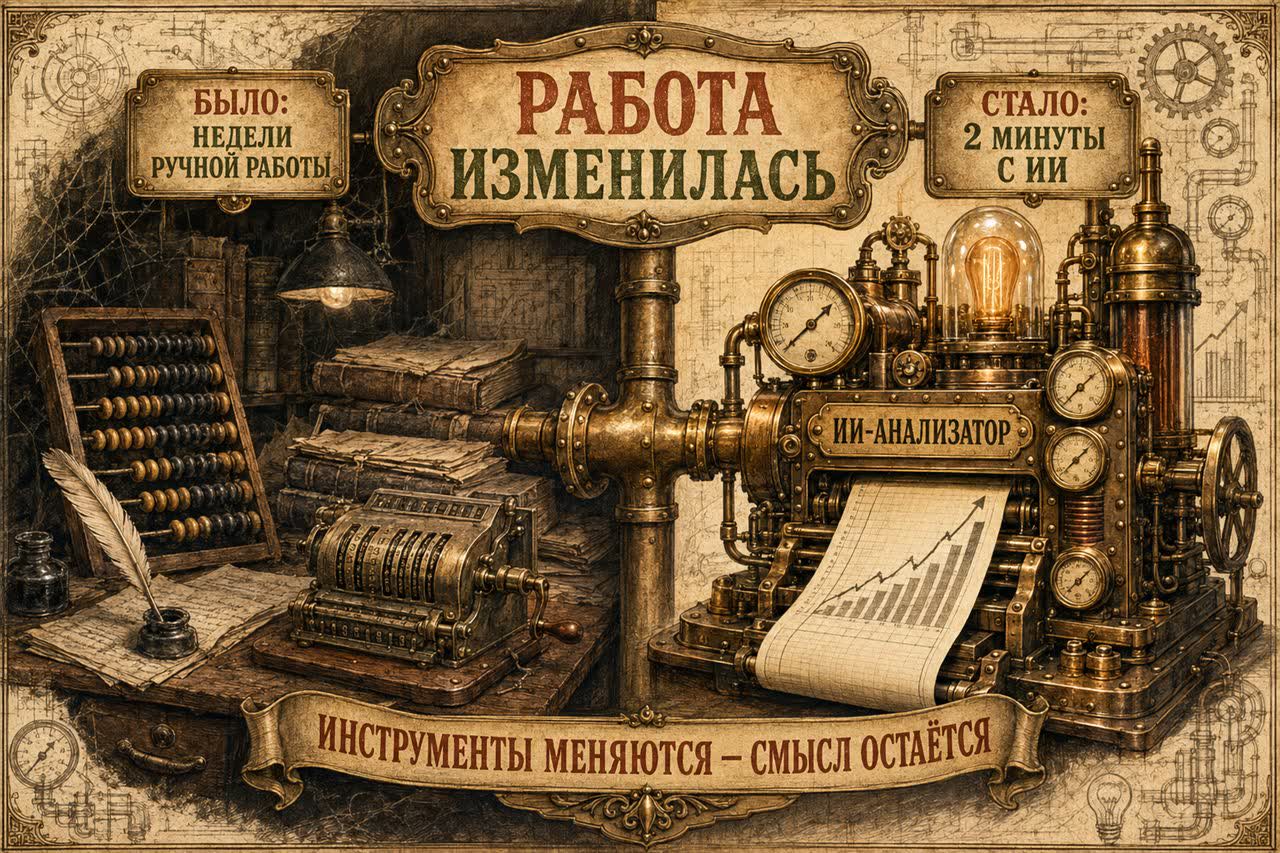 Раньше недели ручной работы — теперь 2 минуты с ИИ