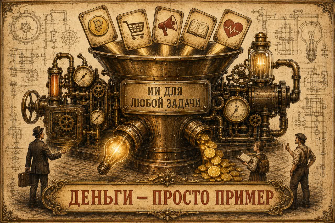 Тот же приём работает с любыми данными — деньги лишь пример