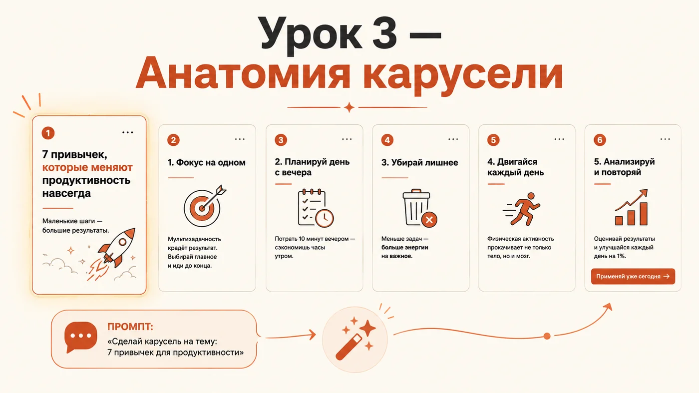 Урок 3 — анатомия карусели