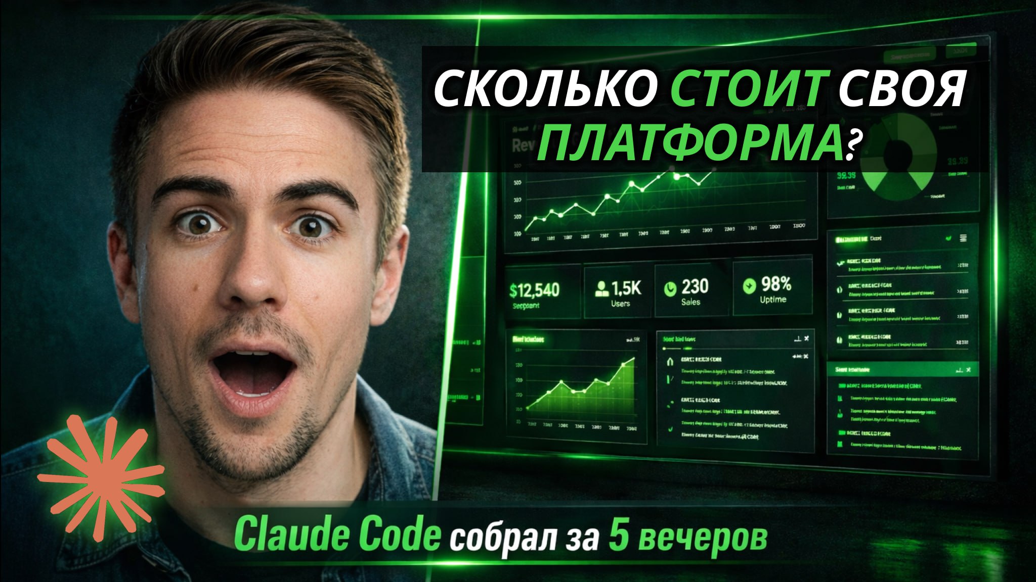 Обложка видео: Claude Code собрал платформу за 5 вечеров