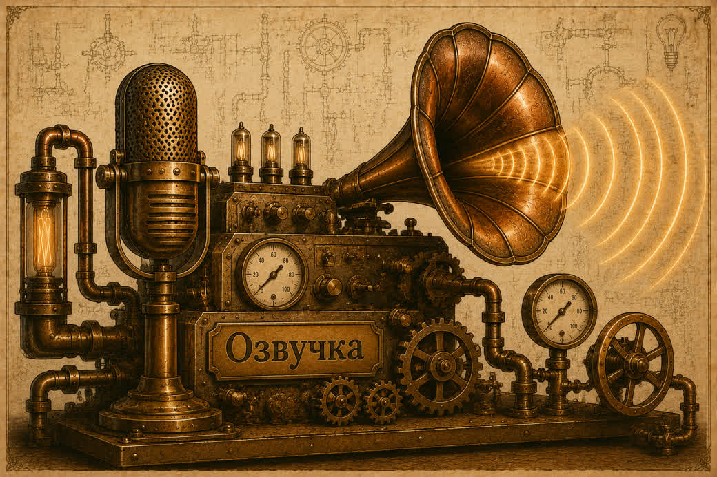 Озвучка — иллюстрация